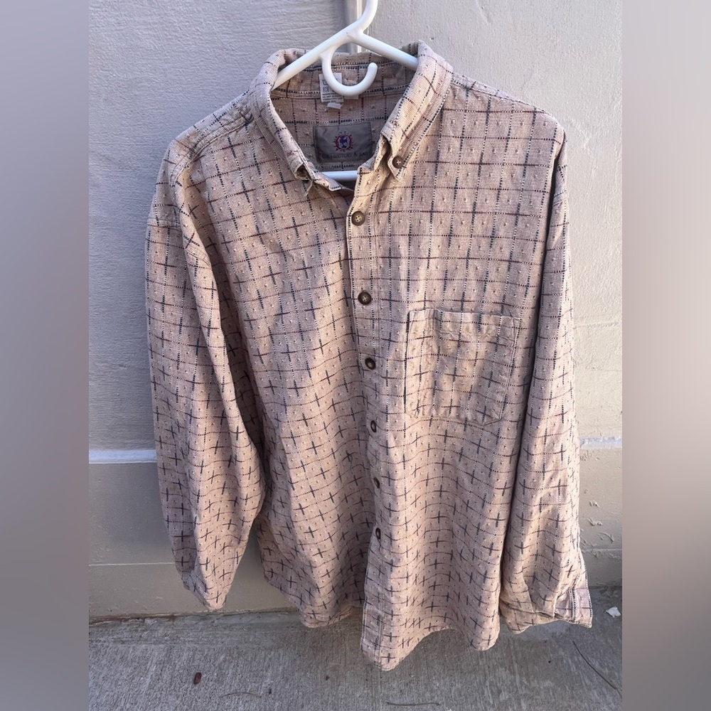 The Territory Ahead Woven Heavy Flannel Long Sleeve Shirt Men’s Size XL